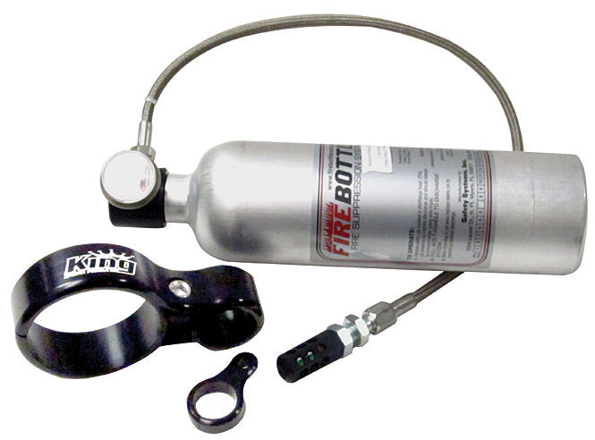 King Racing Products 5030 Fire Bottle And Clamp Kit Heat Activated King Racing Products 5030