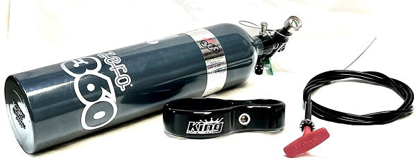 King Racing Products 5050 Fire Suppression System With Brackets King Racing Products 5050