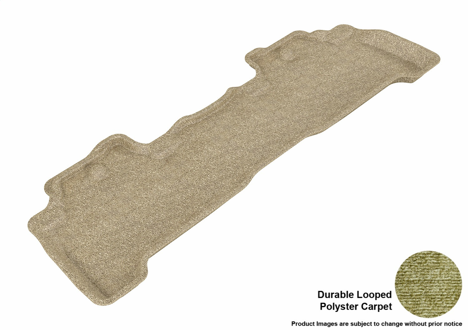 3D MAXpider L1AC00022202 CLASSIC Floor Mat; Tan; 1 pc.; 2nd Row; Rear; [Available While Supplies Last]; 3D MAXpider L1AC00022202