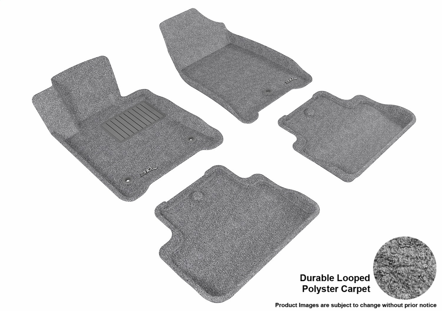 3D MAXpider L1AC00302201 CLASSIC Floor Mat; Gray; 4 pc.; Front and Rear; [Available While Supplies Last]; 3D MAXpider L1AC00302201