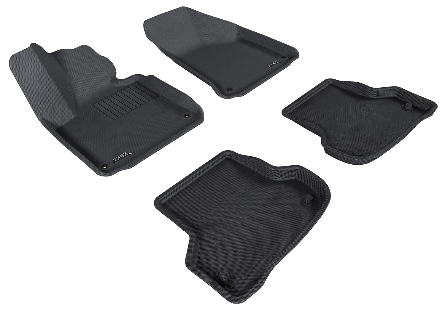 3D MAXpider L1AD00501501 KAGU Floor Mat; Gray; 4 pc.; Front and Rear; [Available While Supplies Last]; 3D MAXpider L1AD00501501