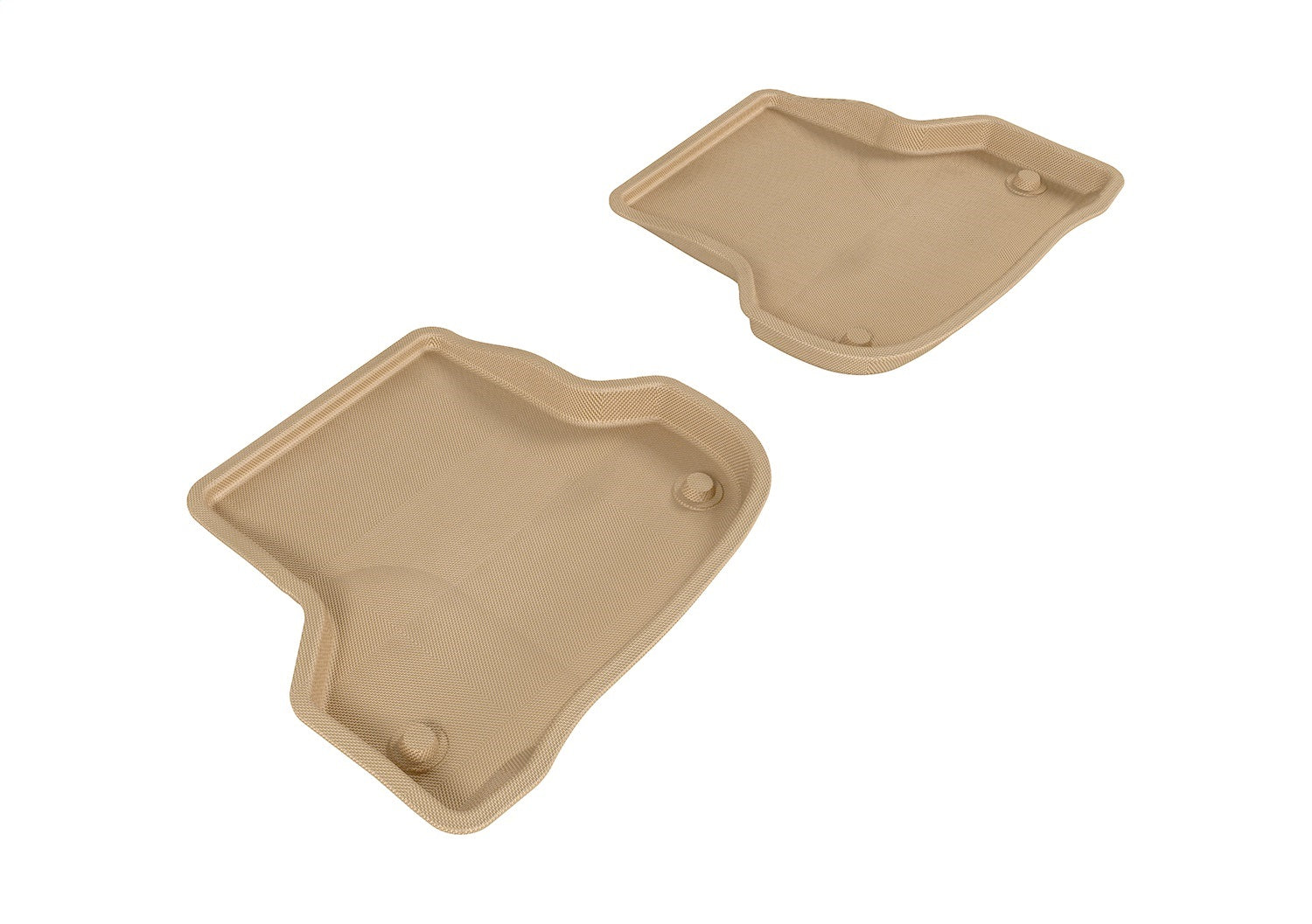 3D MAXpider L1AD00521502 KAGU Floor Mat; Tan; 2 pc.; Rear; [Available While Supplies Last]; 3D MAXpider L1AD00521502