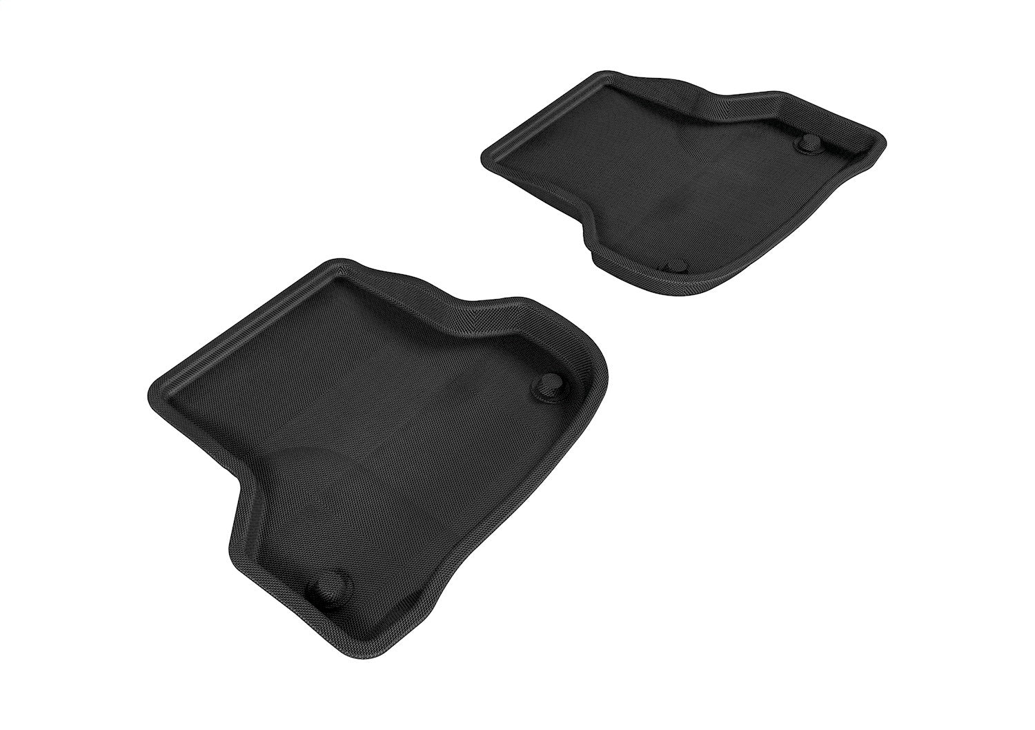 3D MAXpider L1AD00521509 KAGU Floor Mat; Black; 2 pc.; Rear; [Available While Supplies Last]; 3D MAXpider L1AD00521509