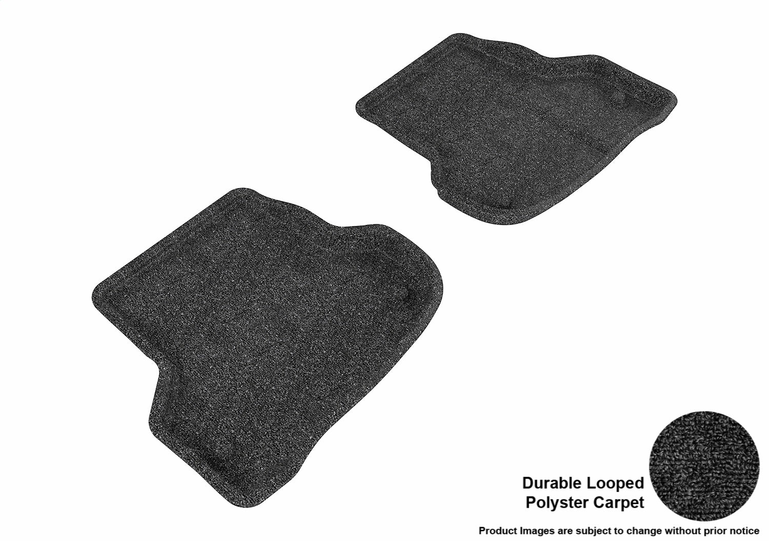 3D MAXpider L1AD00522209 CLASSIC Floor Mat; Black; 2 pc.; Rear; [Available While Supplies Last]; 3D MAXpider L1AD00522209