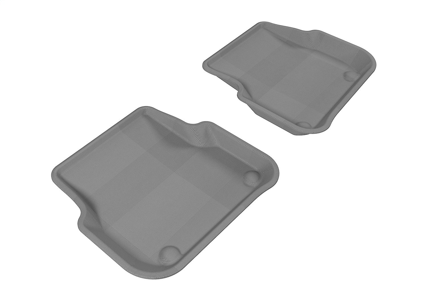 3D MAXpider L1AD00621501 KAGU Floor Mat; Gray; 2 pc.; Rear; [Available While Supplies Last]; 3D MAXpider L1AD00621501