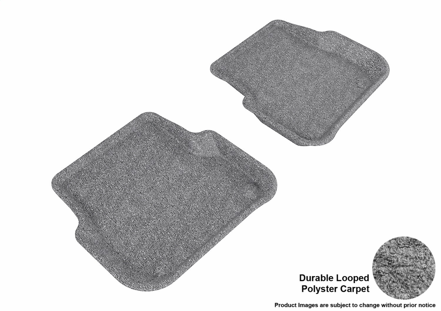 3D MAXpider L1AD00622201 CLASSIC Floor Mat; Gray; 2 pc.; Rear; [Available While Supplies Last]; 3D MAXpider L1AD00622201
