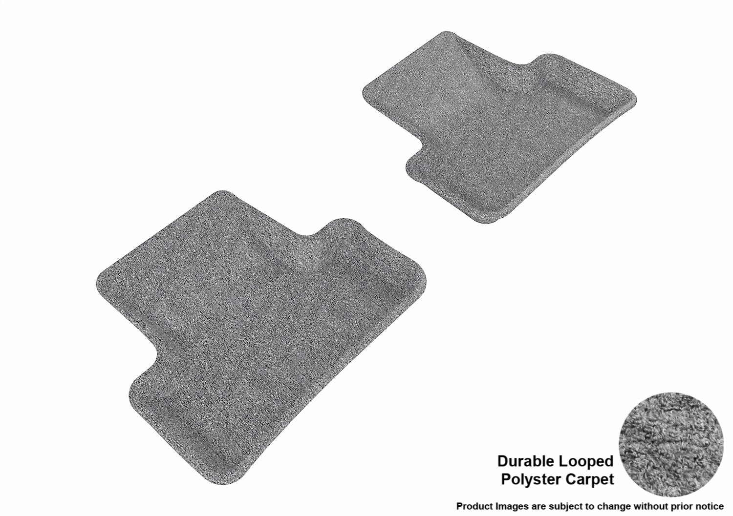 3D MAXpider L1AD00922201 CLASSIC Floor Mat; Gray; 2 pc.; Rear; [Available While Supplies Last]; 3D MAXpider L1AD00922201