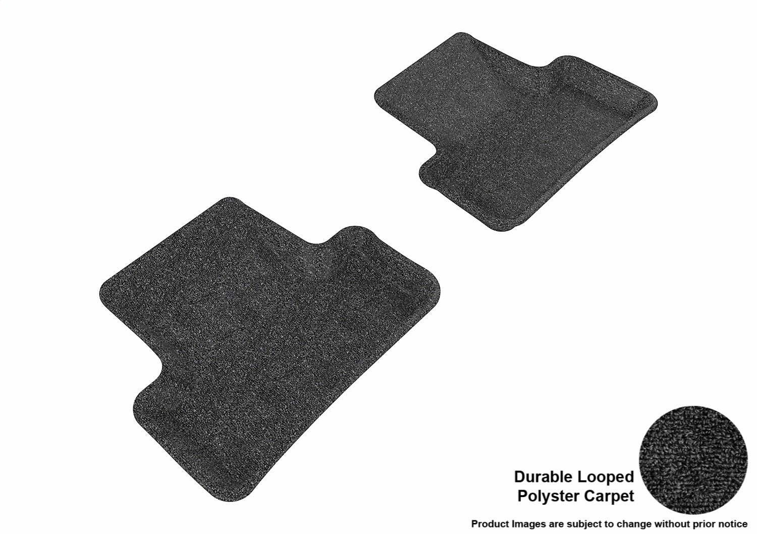 3D MAXpider L1AD00922209 CLASSIC Floor Mat; Black; 2 pc.; Rear; [Available While Supplies Last]; 3D MAXpider L1AD00922209