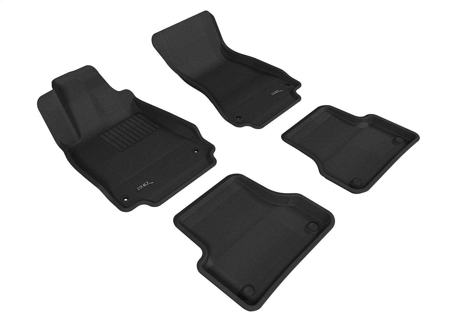 3D MAXpider L1AD02201501 KAGU Floor Mat; Gray; 4 pc.; Front and Rear; [Available While Supplies Last]; 3D MAXpider L1AD02201501