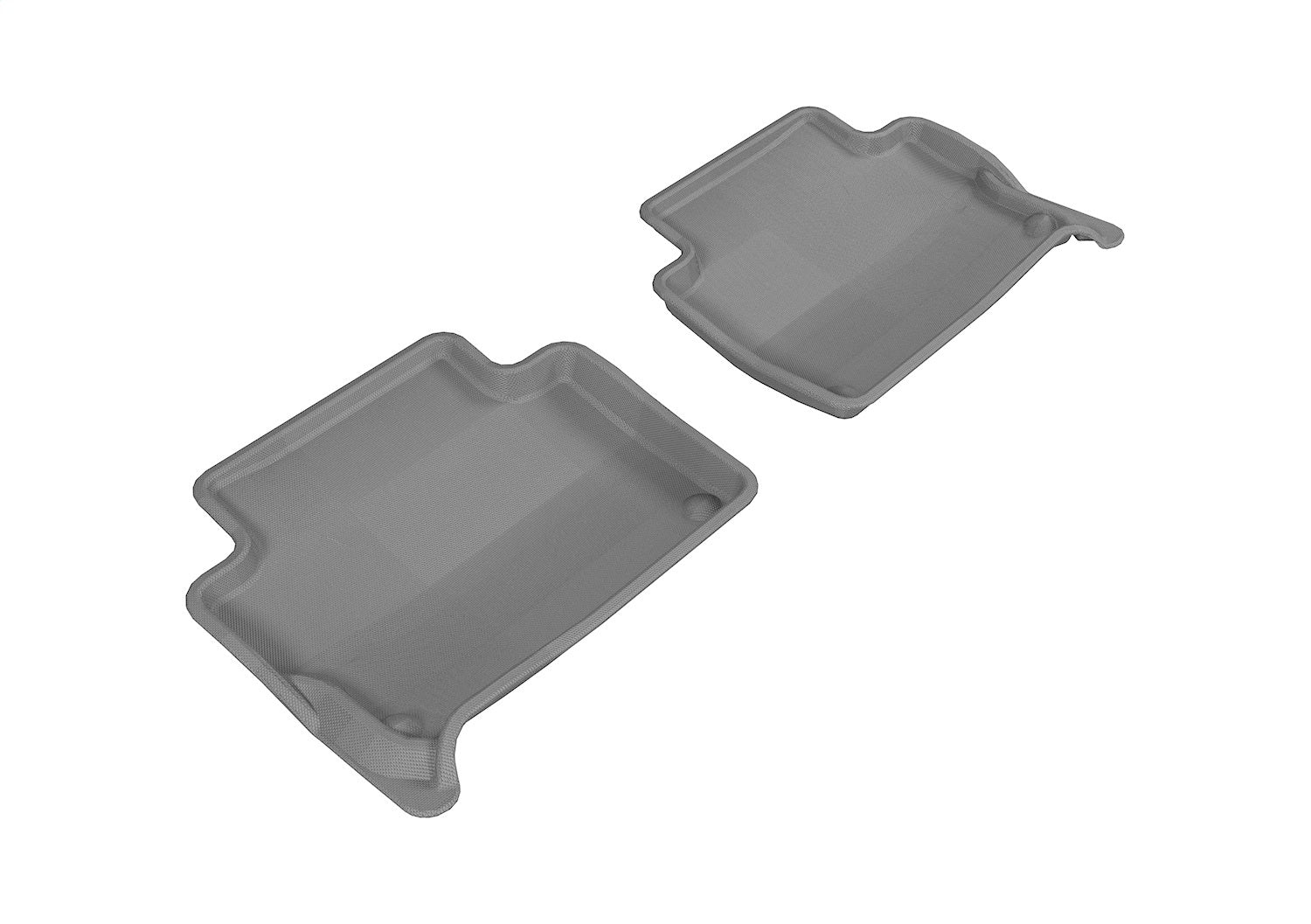3D MAXpider L1AD02621501 KAGU Floor Mat; Gray; 2 pc.; Rear; [Available While Supplies Last]; 3D MAXpider L1AD02621501