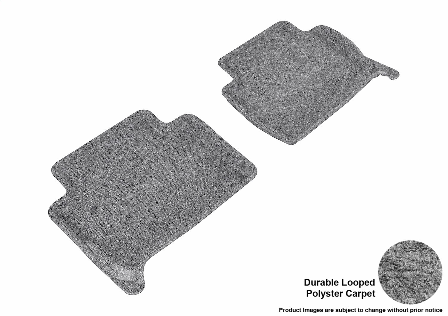 3D MAXpider L1AD02622201 CLASSIC Floor Mat; Gray; 2 pc.; Rear; [Available While Supplies Last]; 3D MAXpider L1AD02622201