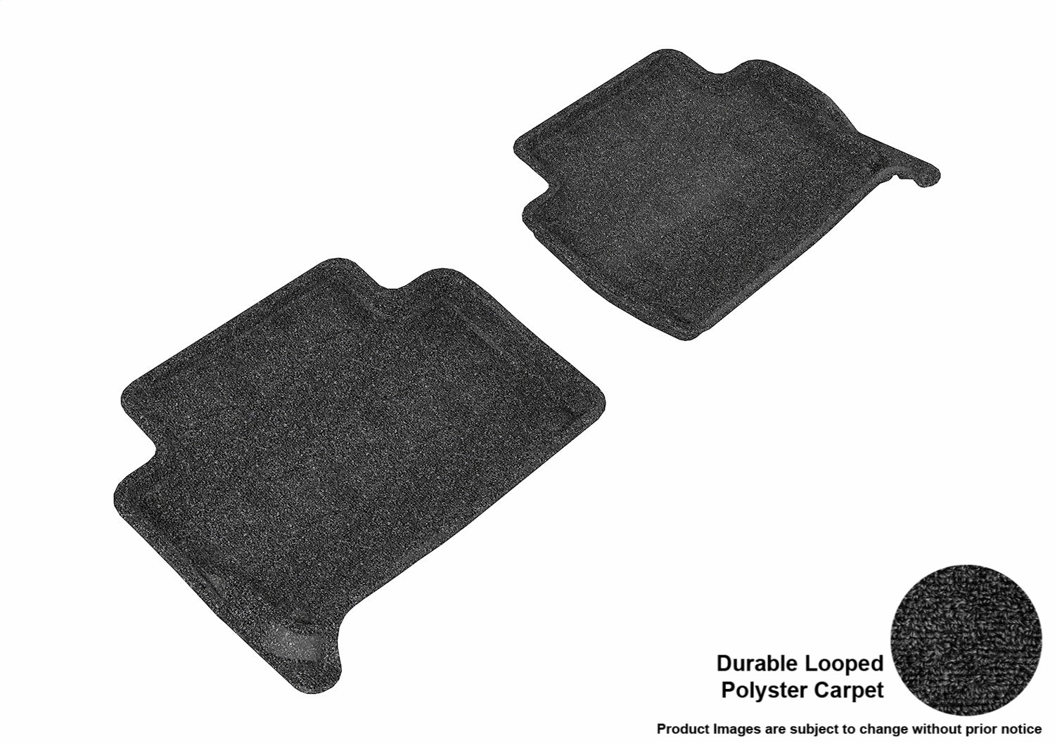 3D MAXpider L1AD02622209 CLASSIC Floor Mat; Black; 2 pc.; Rear; [Available While Supplies Last]; 3D MAXpider L1AD02622209