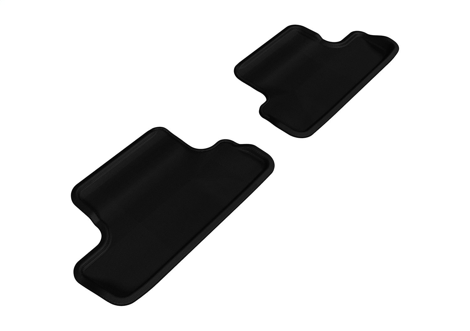 3D MAXpider L1AD02921509 KAGU Floor Mat; Black; 2 pc.; Rear; [Available While Supplies Last]; 3D MAXpider L1AD02921509