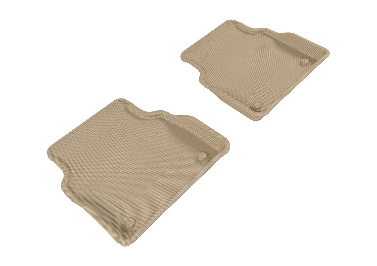 3D MAXpider L1AD03121502 KAGU Floor Mat; Tan; 2 pc.; Rear; [Available While Supplies Last]; 3D MAXpider L1AD03121502