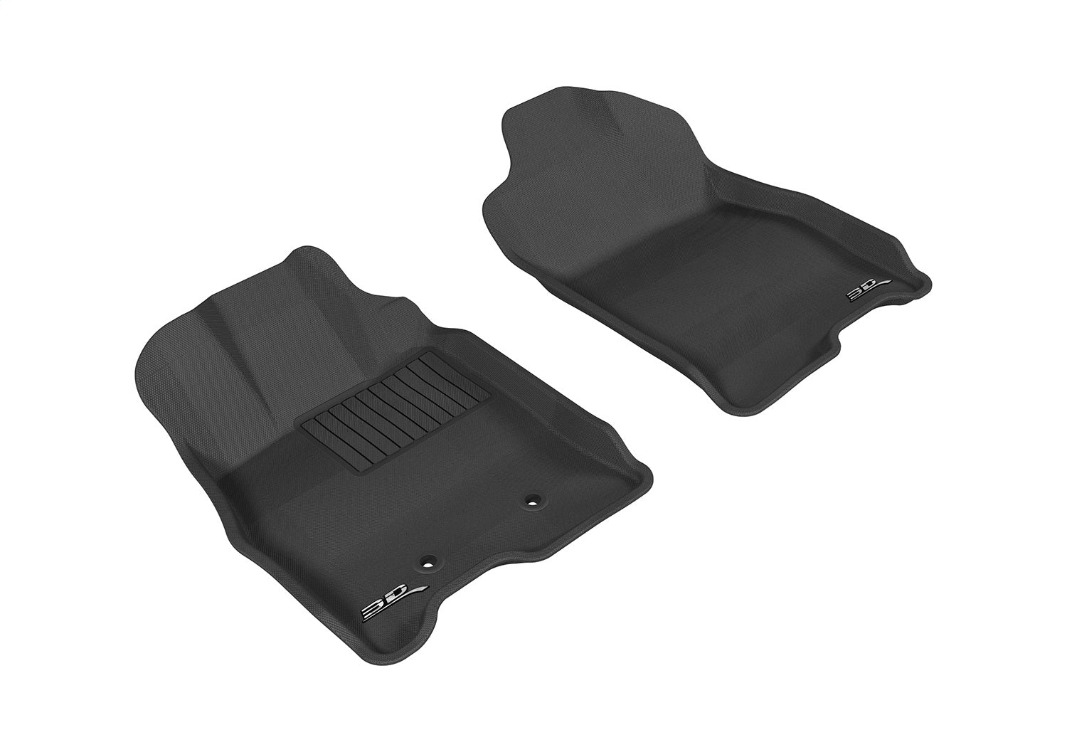 3D MAXpider L1BC01711501 KAGU Floor Mat; Gray; 2 pc.; Front; 3D MAXpider L1BC01711501