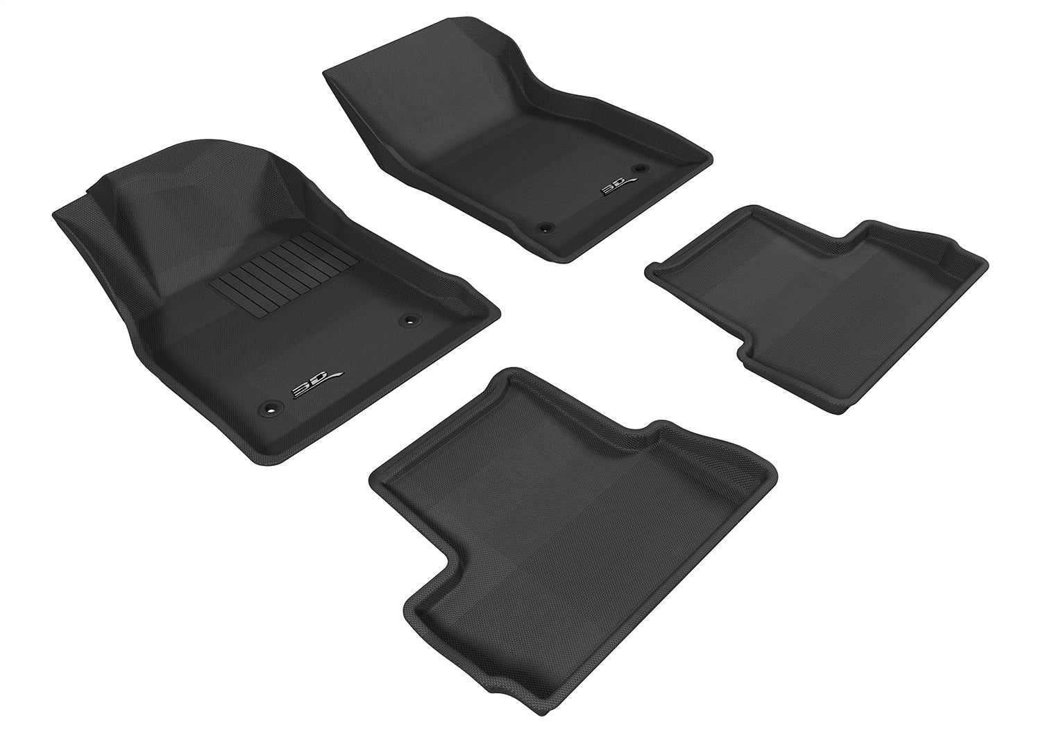 3D MAXpider L1BC01801501 KAGU Floor Mat; Gray; 4 pc.; Front and Rear; [Available While Supplies Last]; 3D MAXpider L1BC01801501