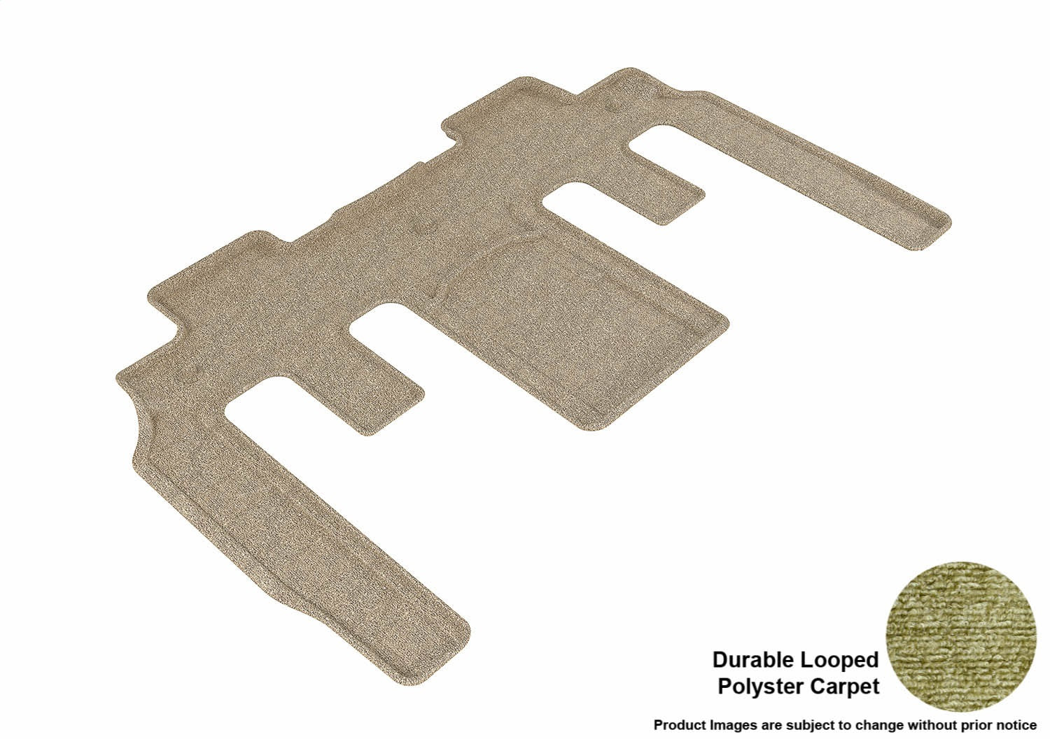 3D MAXpider L1BC02322202 CLASSIC Floor Mat; Tan; 1 pc.; Rear; 3D MAXpider L1BC02322202