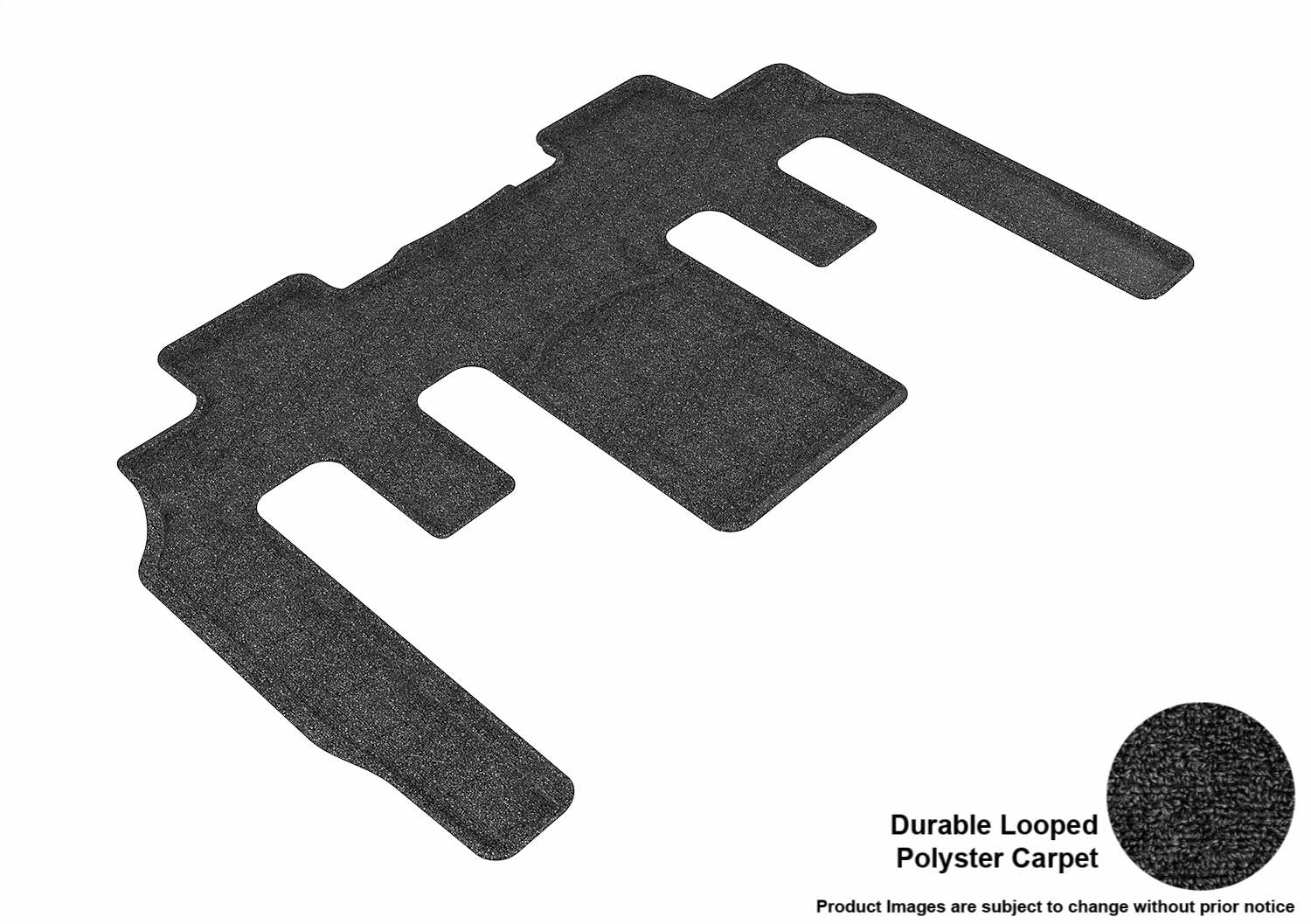 3D MAXpider L1BC02322209 CLASSIC Floor Mat; Black; 1 pc.; 2nd Row; Rear; [Available While Supplies Last]; 3D MAXpider L1BC02322209