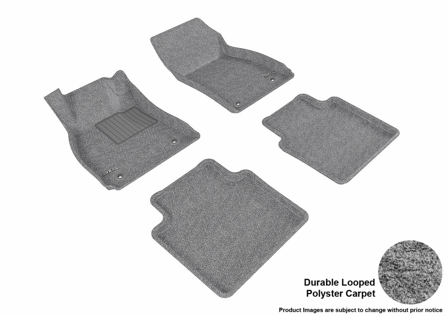3D MAXpider L1BC02502201 CLASSIC Floor Mat; Gray; 4 pc.; [Available While Supplies Last]; 3D MAXpider L1BC02502201