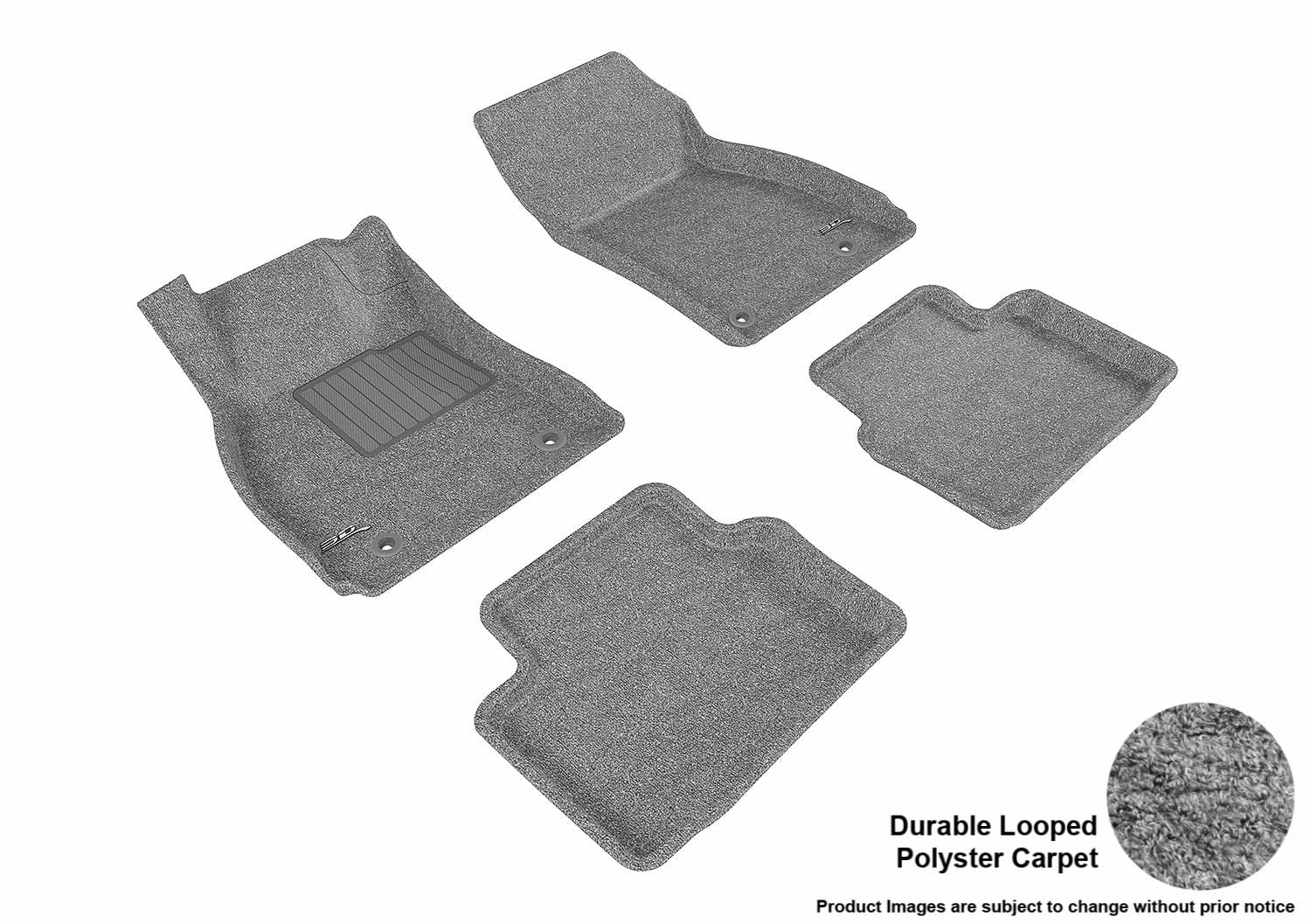 3D MAXpider L1BC02602201 CLASSIC Floor Mat; Gray; 4 pc.; Front and Rear; [Available While Supplies Last]; 3D MAXpider L1BC02602201