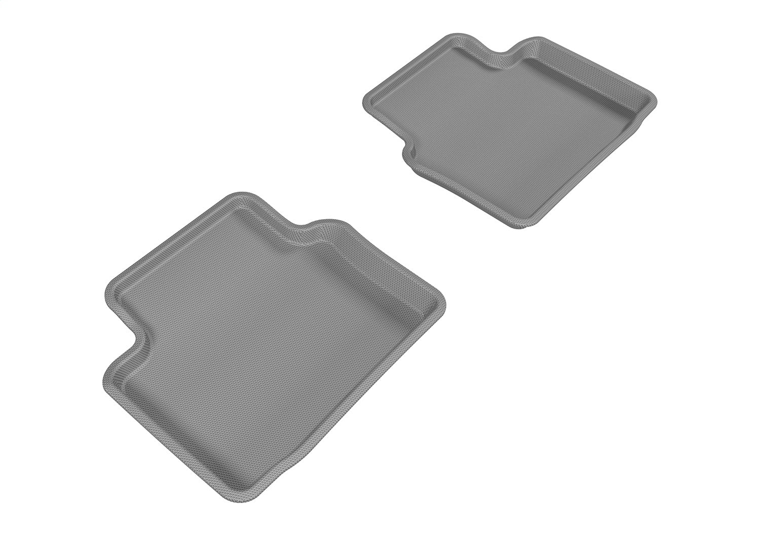 3D MAXpider L1BC02621501 KAGU Floor Mat; Gray; 2 pc.; Rear; [Available While Supplies Last]; 3D MAXpider L1BC02621501