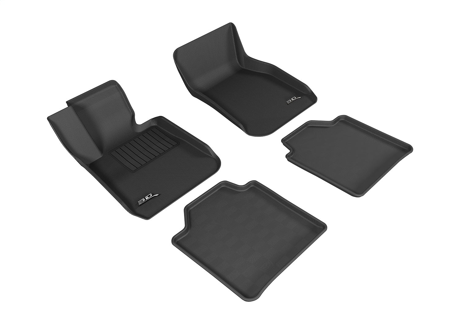 3D MAXpider L1BM04801501 KAGU Floor Mat; Gray; 4 pc.; Front and Rear; [Available While Supplies Last]; 3D MAXpider L1BM04801501