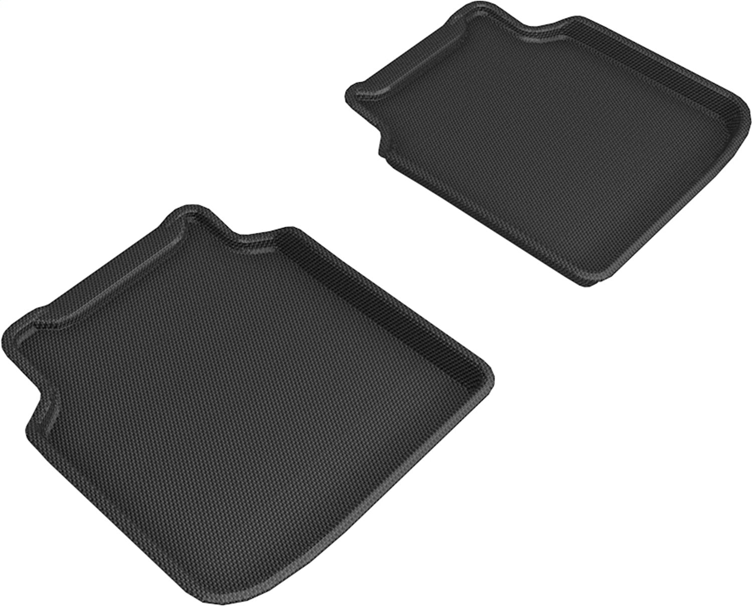 3D MAXpider L1BM05221509 KAGU Floor Mat; Black; 2 pc.; Rear; [Available While Supplies Last]; 3D MAXpider L1BM05221509