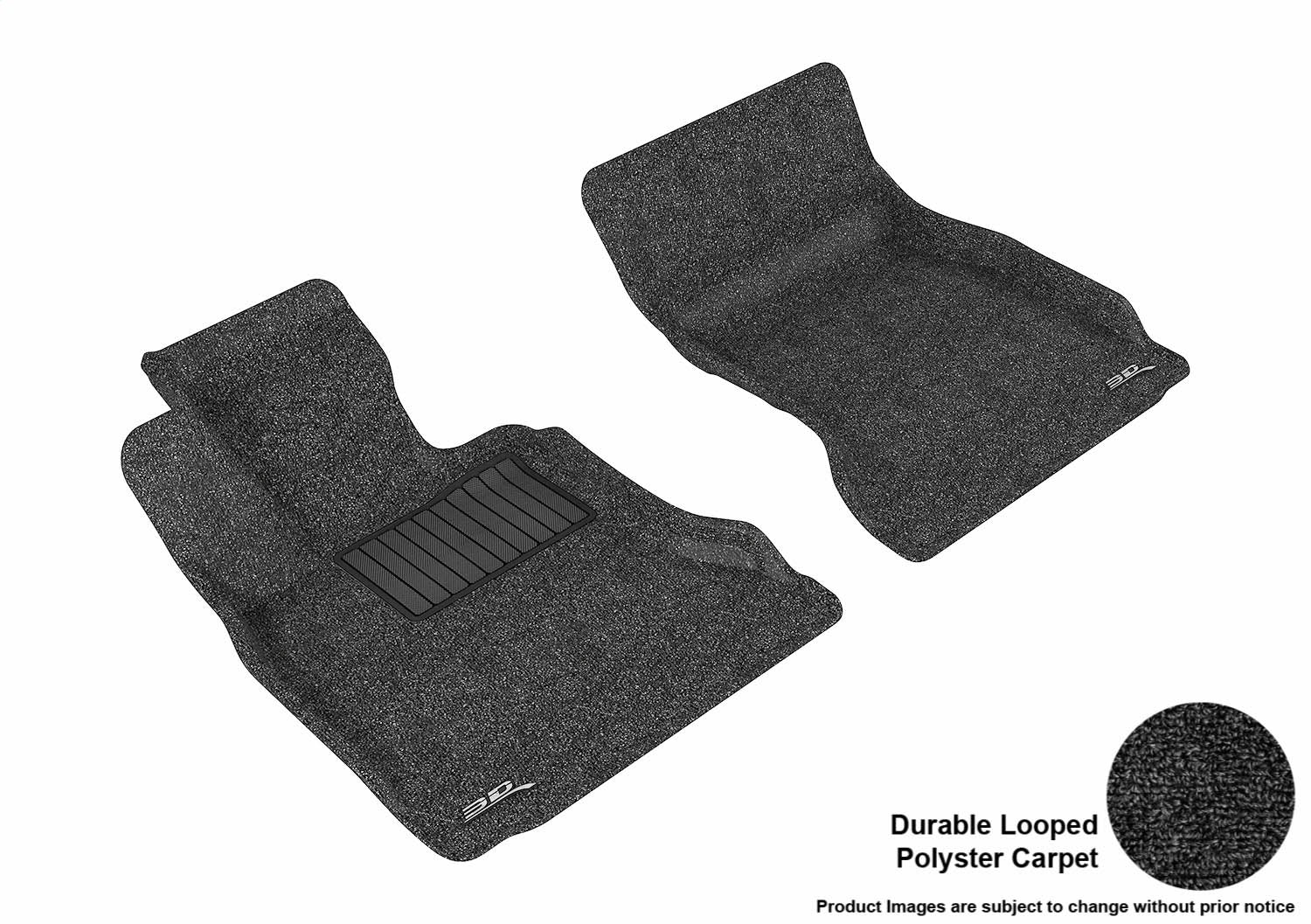 3D MAXpider L1BM05412209 CLASSIC Floor Mat; Black; 2 pc.; Front; 3D MAXpider L1BM05412209