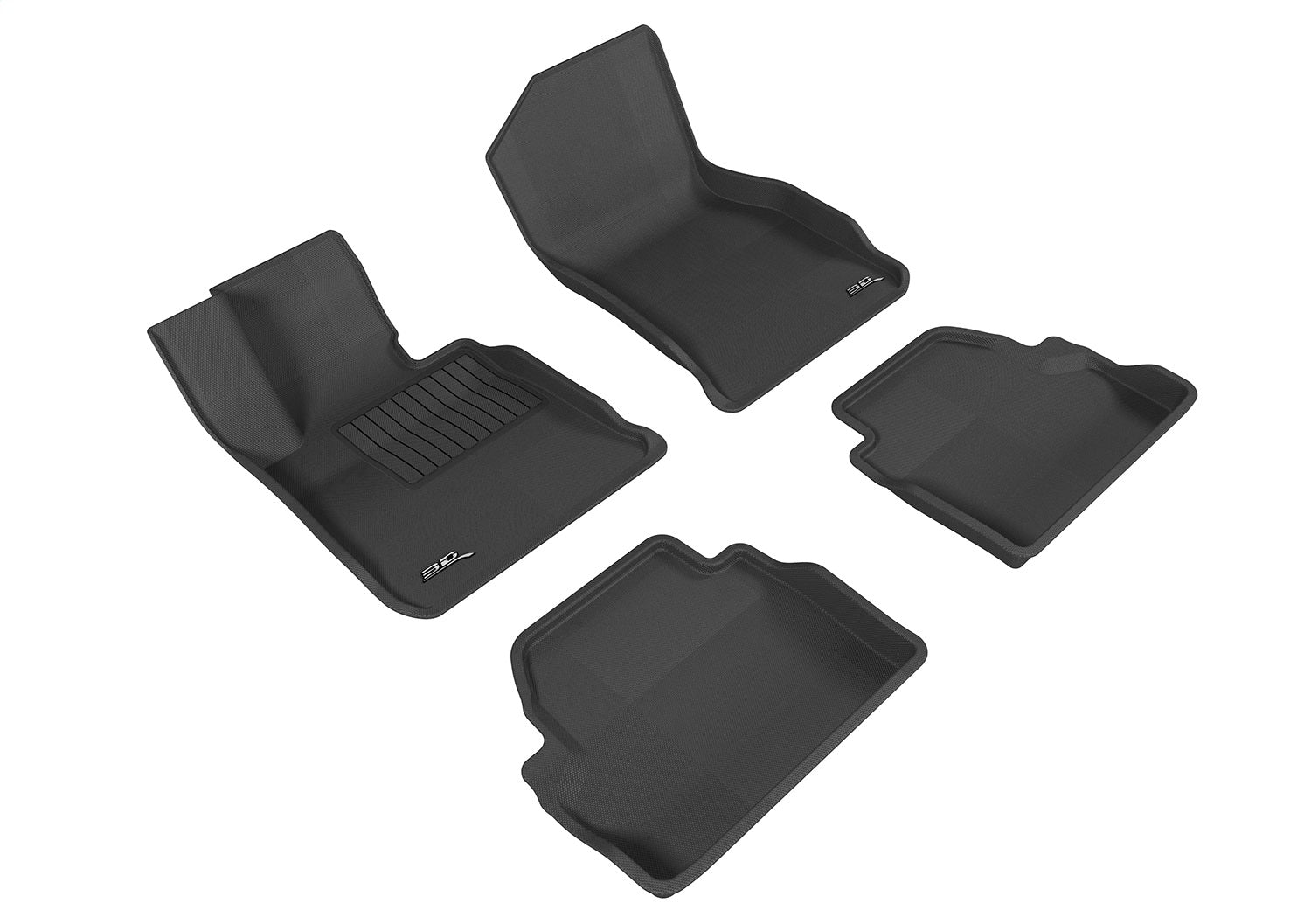 3D MAXpider L1BM05601501 KAGU Floor Mat; Gray; 4 pc.; Front and Rear; [Available While Supplies Last]; 3D MAXpider L1BM05601501