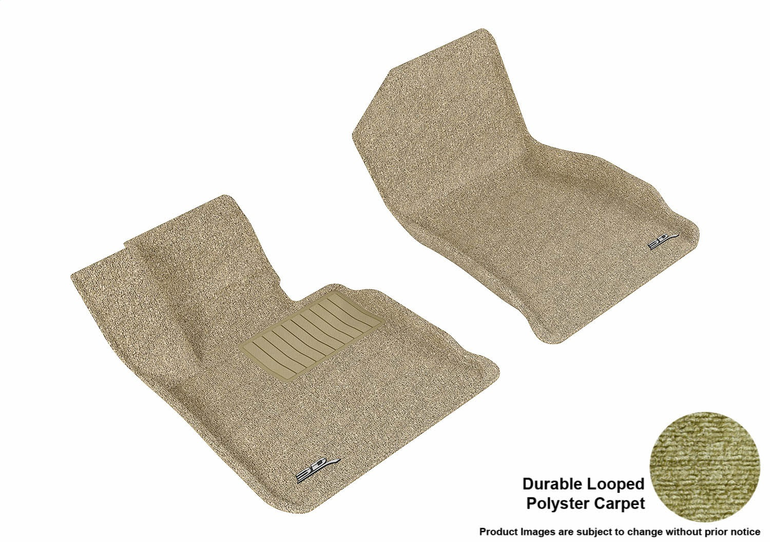3D MAXpider L1BM05612202 CLASSIC Floor Mat; Tan; 1 pc.; Front; [Available While Supplies Last]; 3D MAXpider L1BM05612202