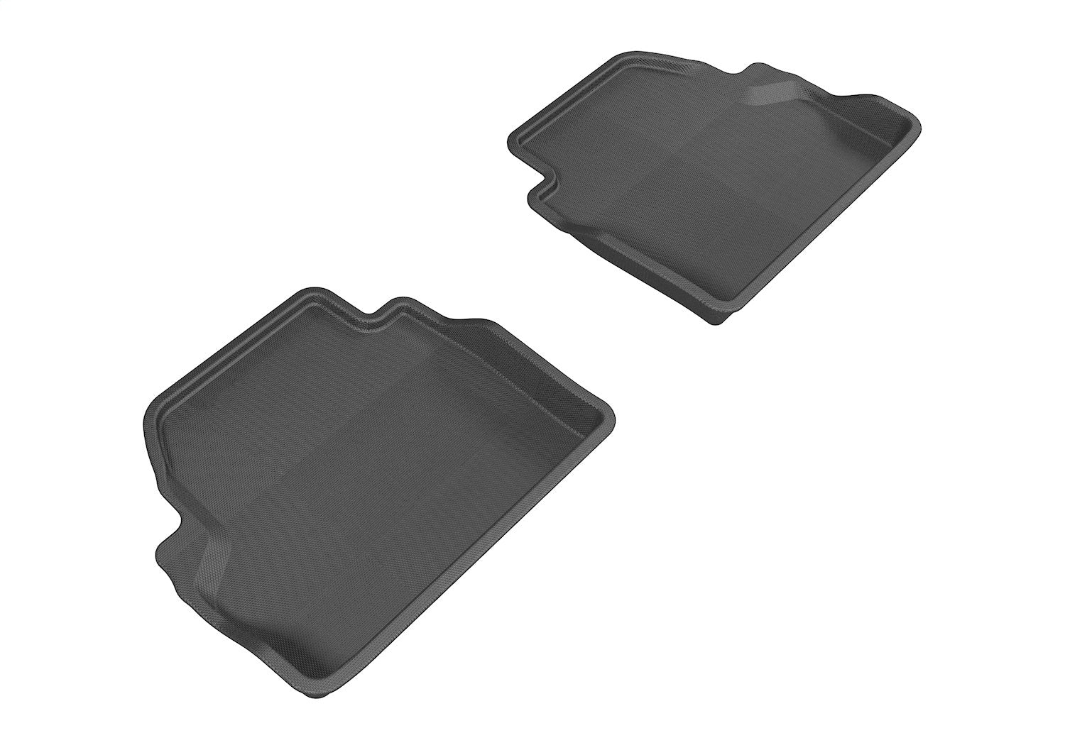 3D MAXpider L1BM05621509 KAGU Floor Mat; Black; 2 pc.; Rear; 3D MAXpider L1BM05621509