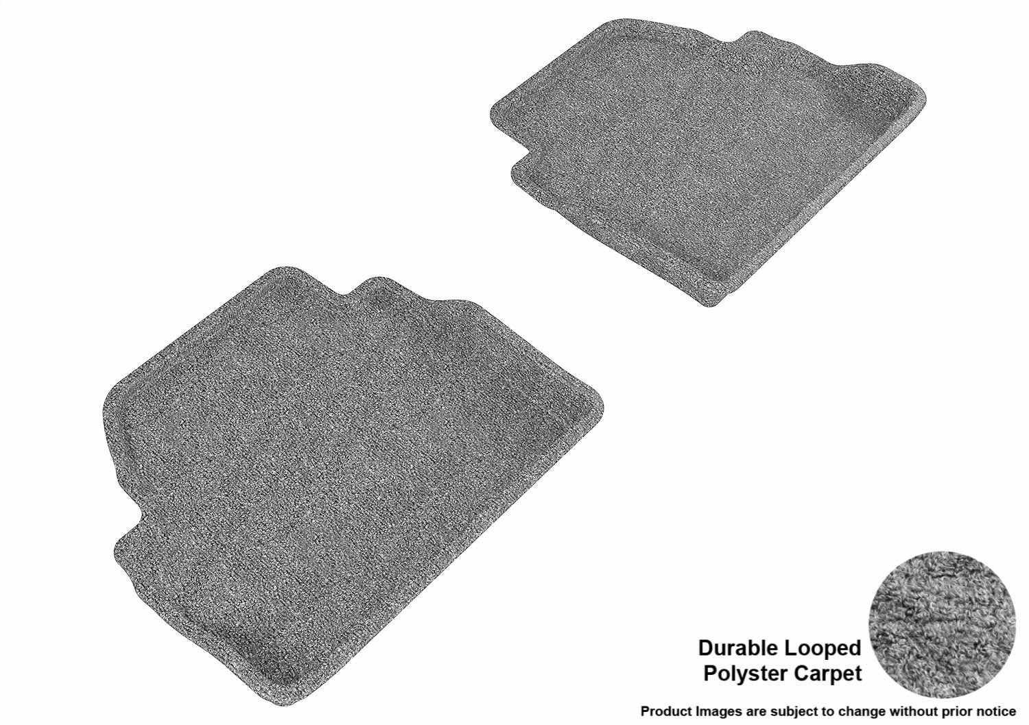 3D MAXpider L1BM05622201 CLASSIC Floor Mat; Gray; 2 pc.; Rear; [Available While Supplies Last]; 3D MAXpider L1BM05622201