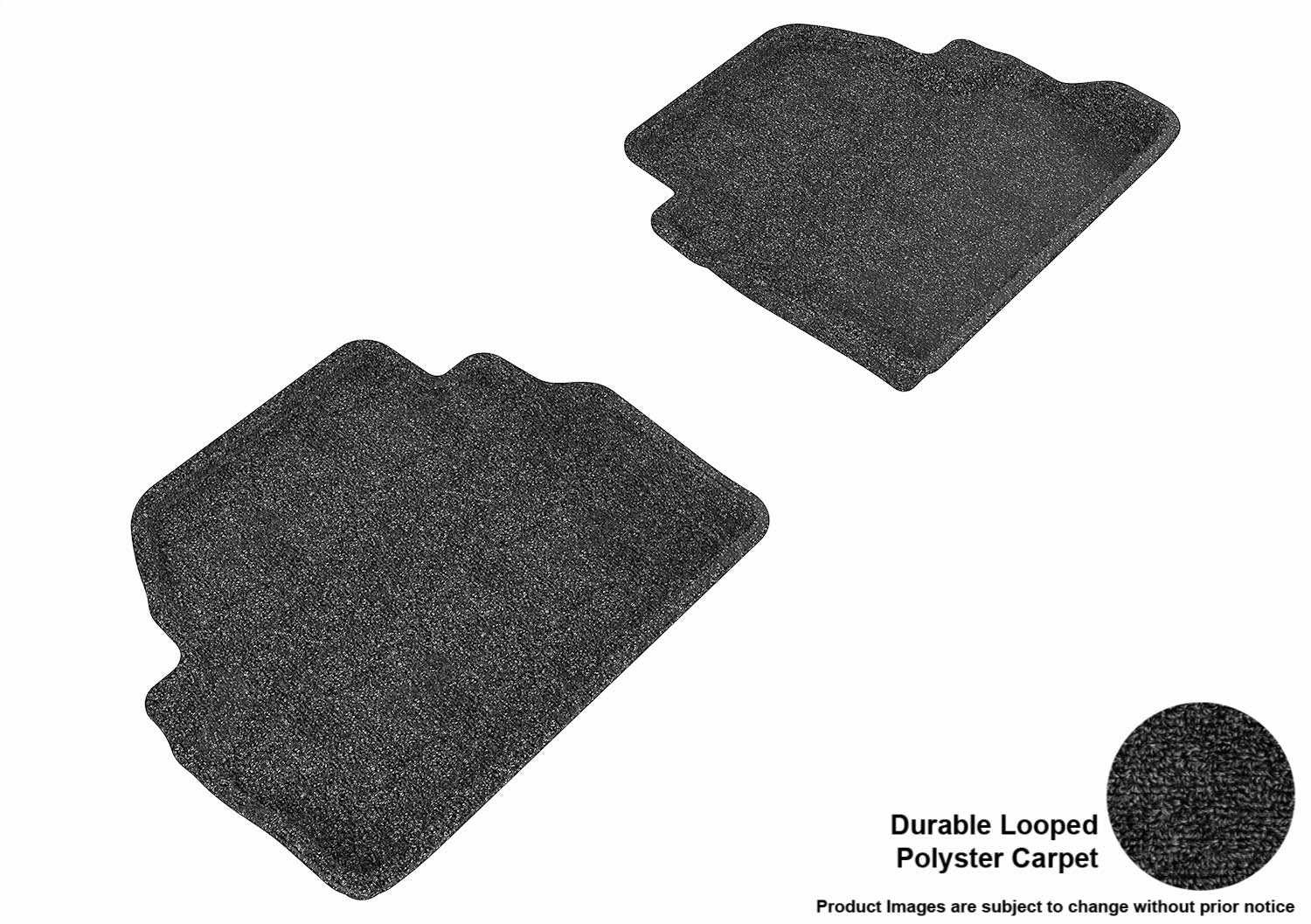 3D MAXpider L1BM05622209 CLASSIC Floor Mat; Black; 2 pc.; Rear; [Available While Supplies Last]; 3D MAXpider L1BM05622209