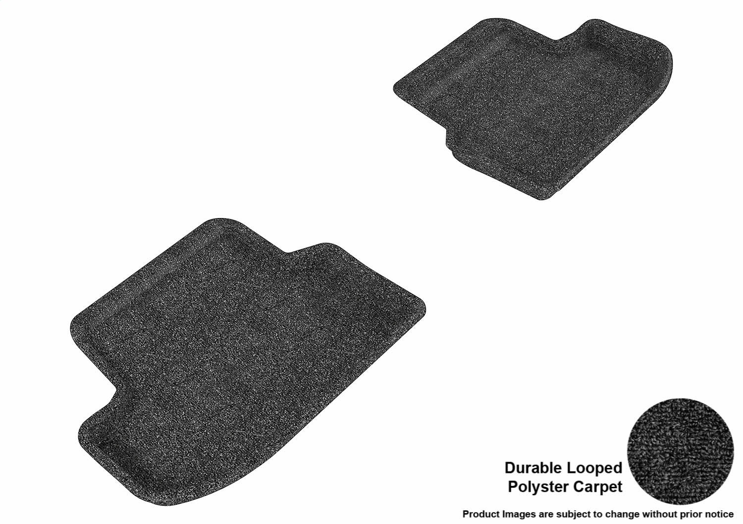 3D MAXpider L1BM05822209 CLASSIC Floor Mat; Black; 2 pc.; Rear; [Available While Supplies Last]; 3D MAXpider L1BM05822209