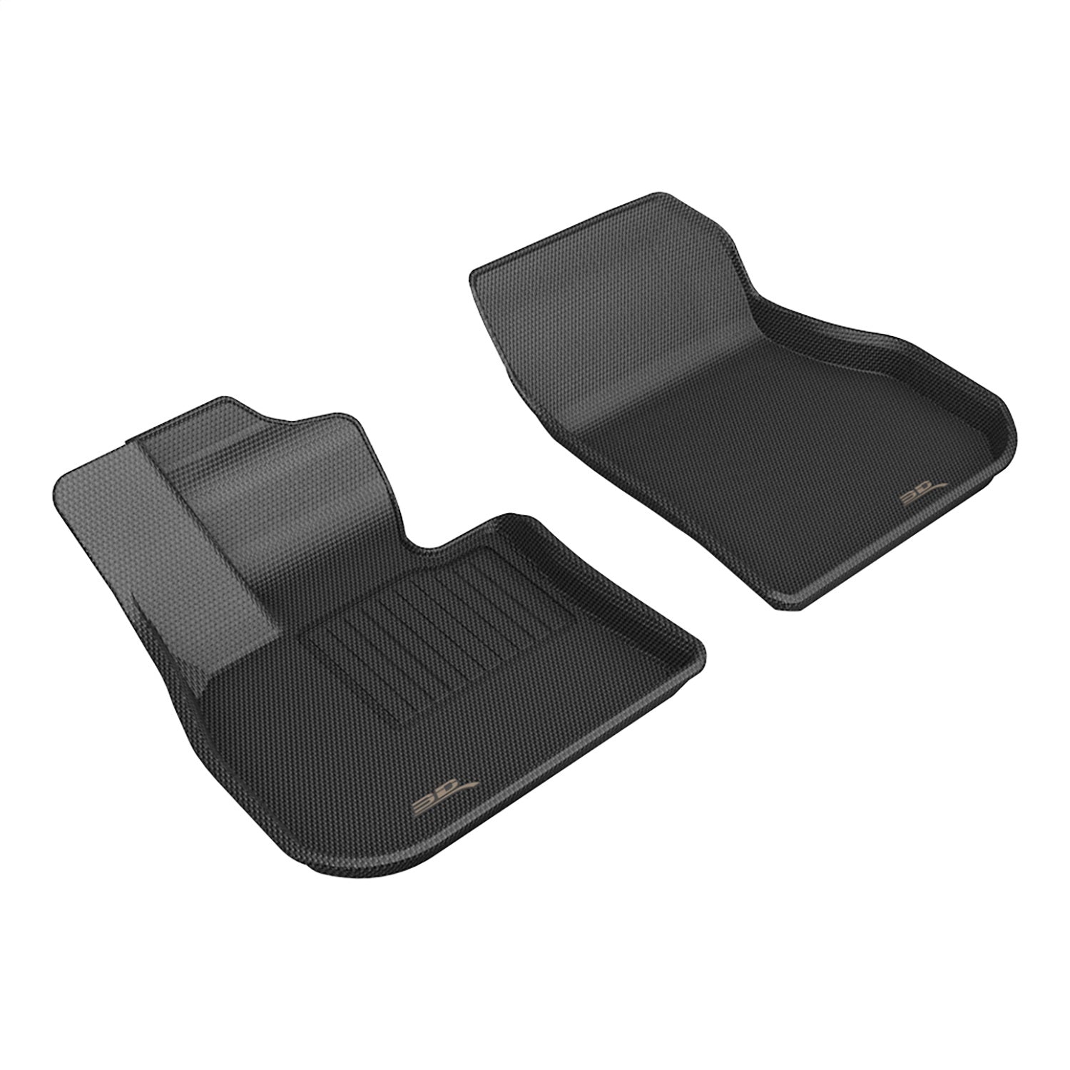 3D MAXpider L1BM12611509 KAGU Floor Mat; Black; 2 pc. Front Row; 3D MAXpider L1BM12611509