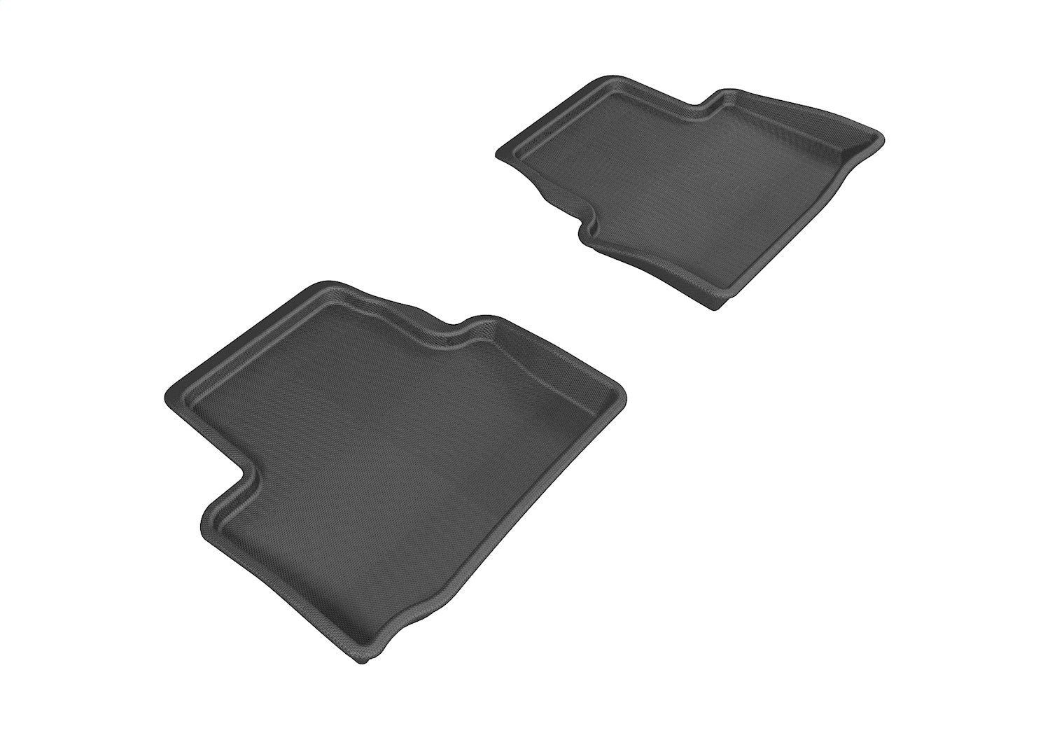 3D MAXpider L1CD00621509 KAGU Floor Mat; Black; 2 pc.; Rear; 3D MAXpider L1CD00621509