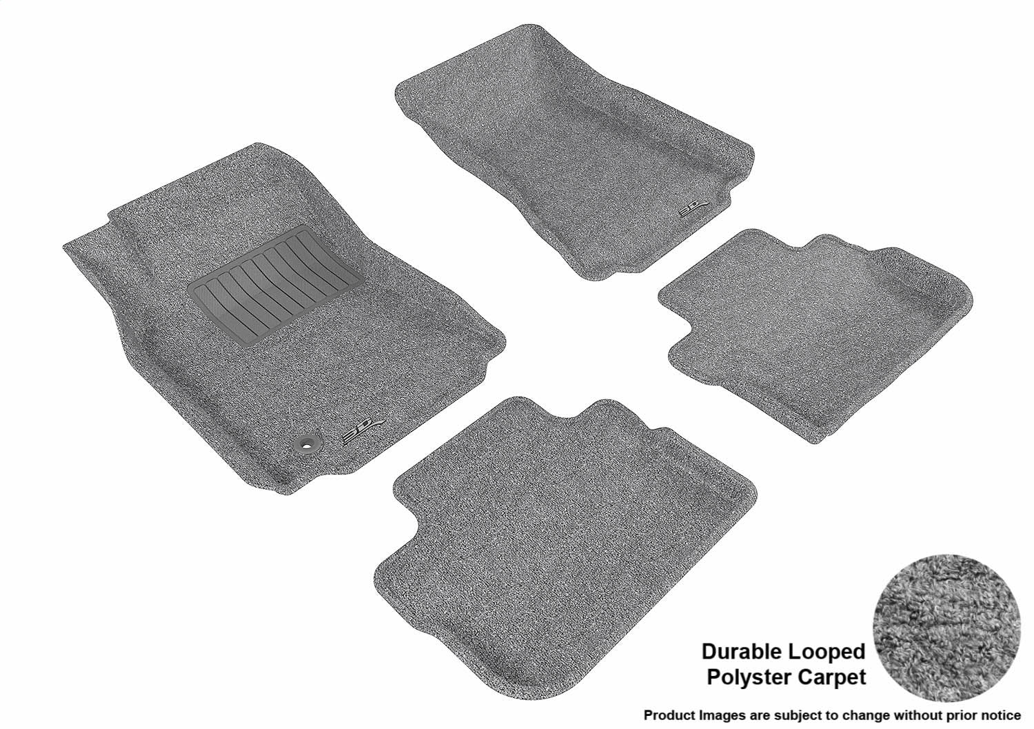 3D MAXpider L1CD00702201 CLASSIC Floor Mat; Gray; 4 pc.; Front and Rear; [Available While Supplies Last]; 3D MAXpider L1CD00702201