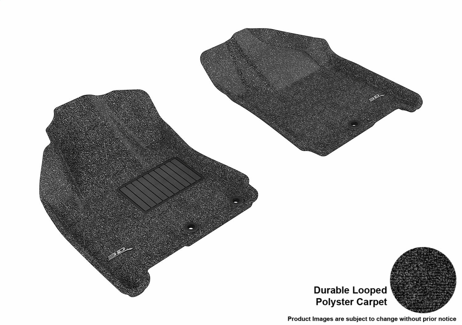 3D MAXpider L1CD00812209 CLASSIC Floor Mat; Black; 2 pc.; Front; 3D MAXpider L1CD00812209