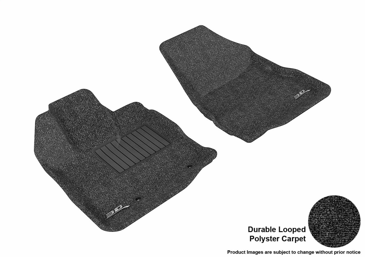 3D MAXpider L1CH01412209 CLASSIC Floor Mat; Black; 2 pc.; Front; 3D MAXpider L1CH01412209