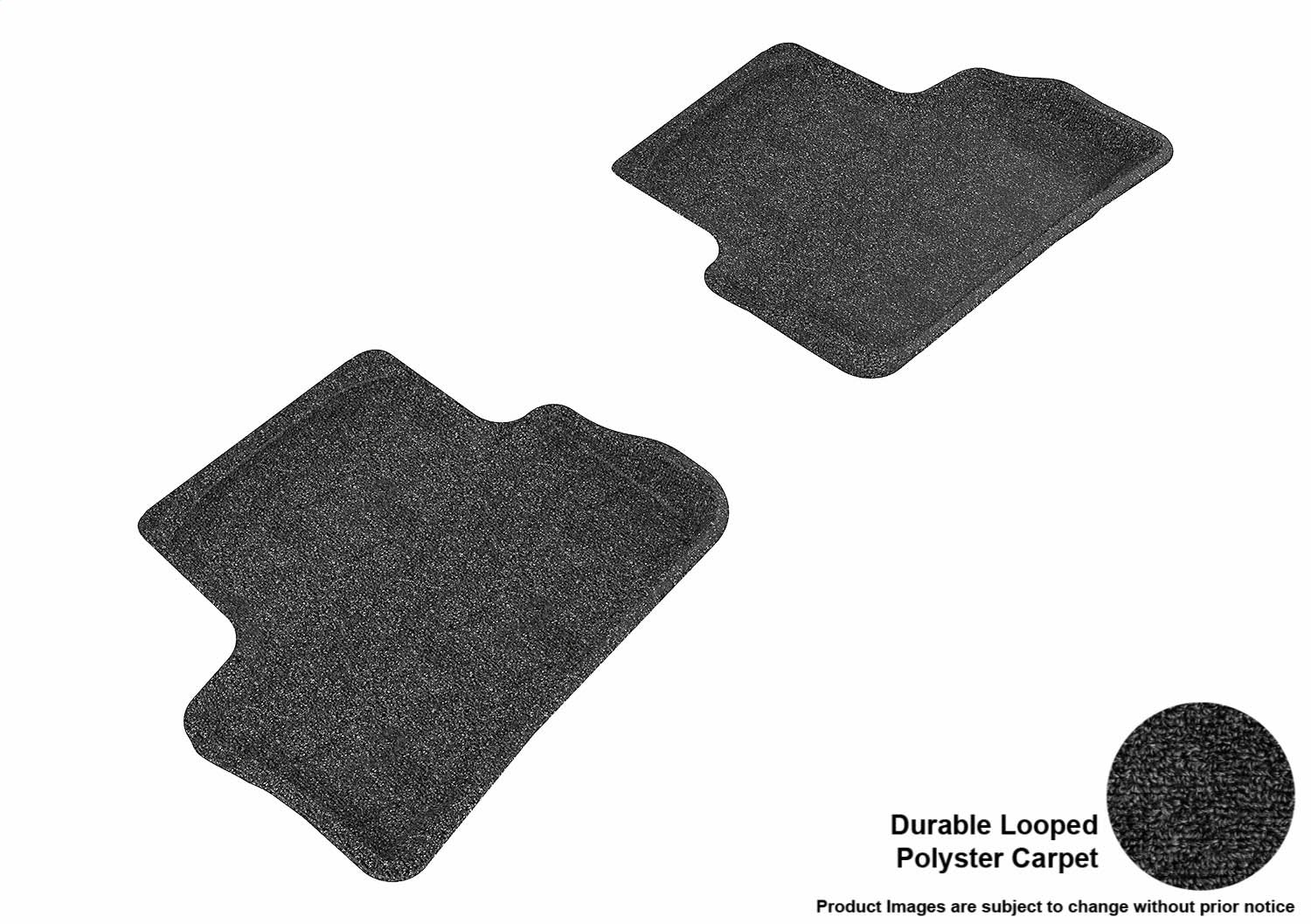 3D MAXpider L1CH01622209 CLASSIC Floor Mat; Black; 2 pc.; Rear; [Available While Supplies Last]; 3D MAXpider L1CH01622209