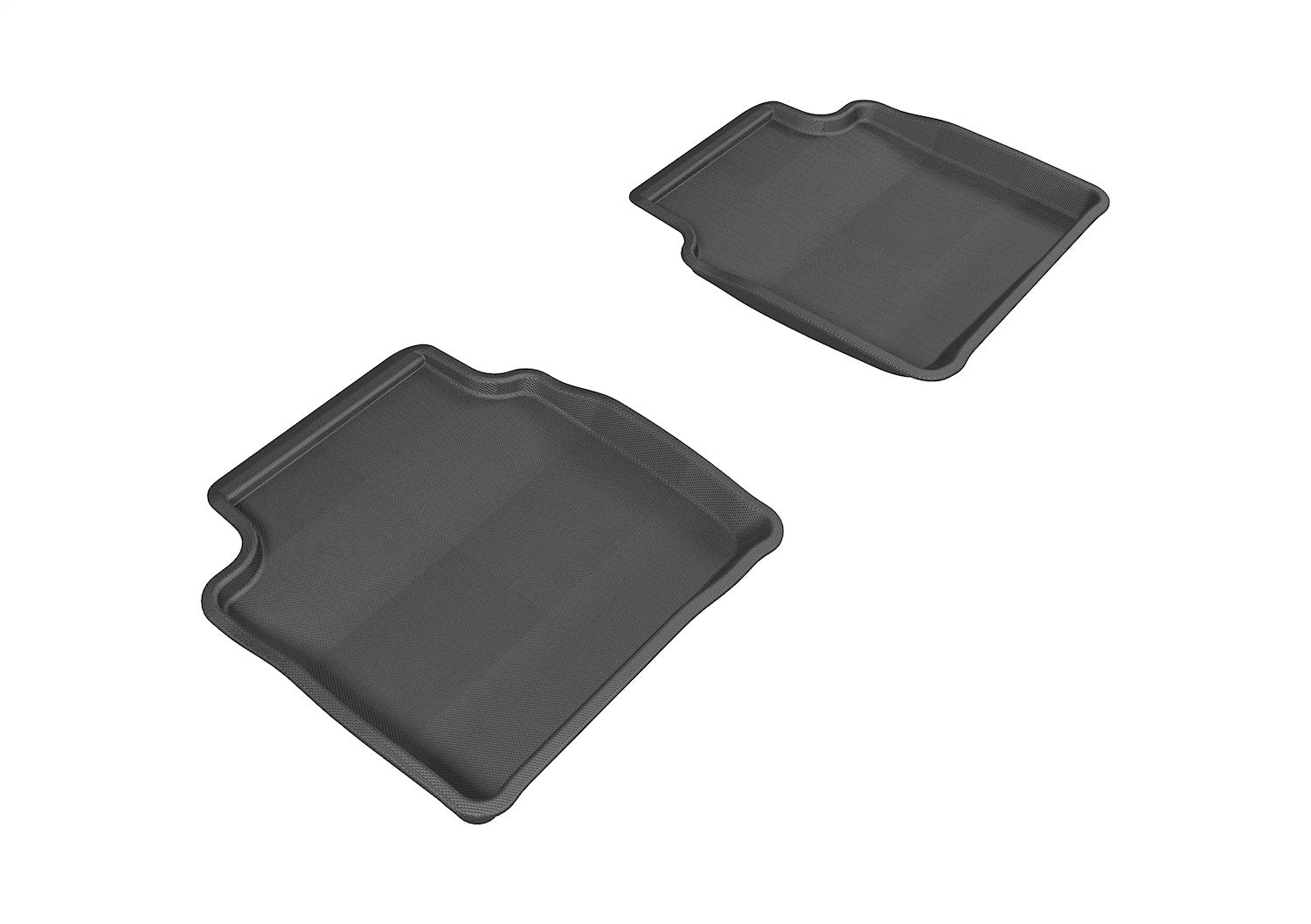 3D MAXpider L1CH04821509 KAGU Floor Mat; Black; 2 pc.; Rear; 3D MAXpider L1CH04821509