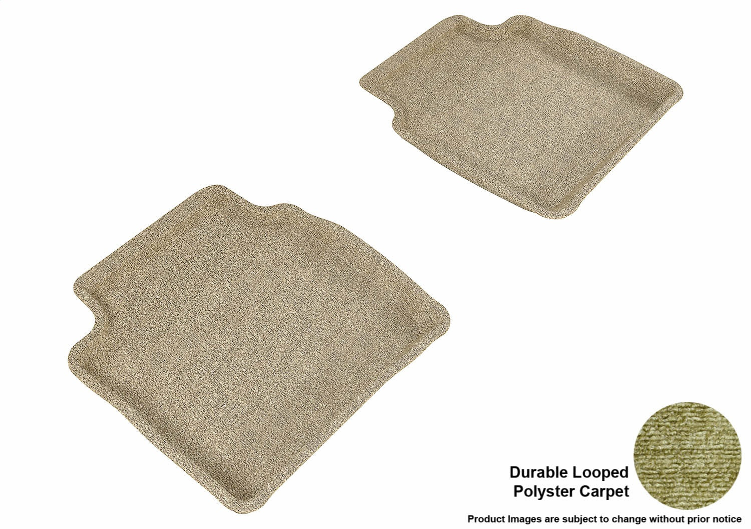 3D MAXpider L1CH04822202 CLASSIC Floor Mat; Tan; 2 pc.; Rear; [Available While Supplies Last]; 3D MAXpider L1CH04822202