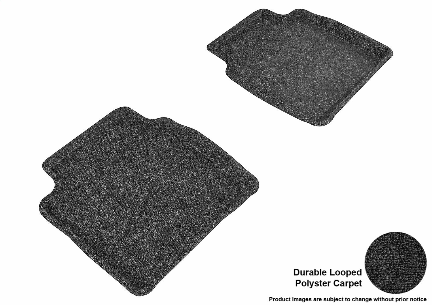 3D MAXpider L1CH04822209 CLASSIC Floor Mat; Black; 2 pc.; Rear; [Available While Supplies Last]; 3D MAXpider L1CH04822209