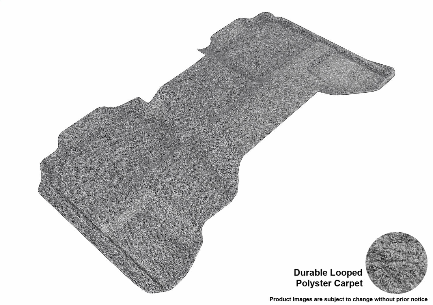 3D MAXpider L1CH05022201 CLASSIC Floor Mat; Gray; 1 pc.; 2nd Row; Rear; [Available While Supplies Last]; 3D MAXpider L1CH05022201