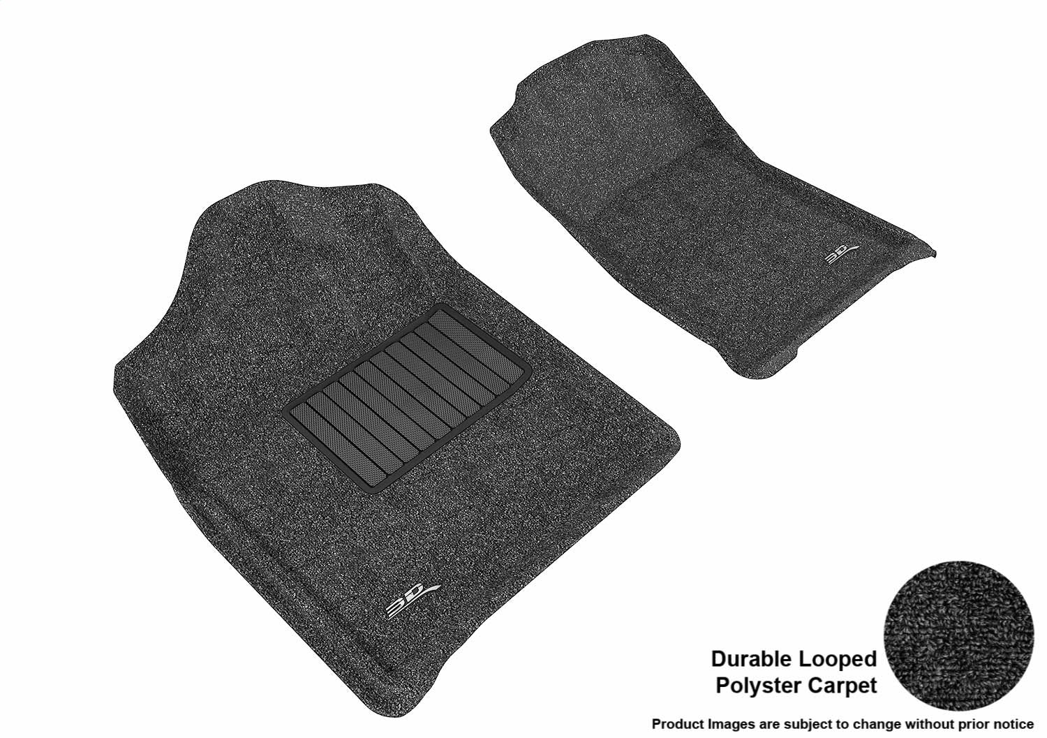 3D MAXpider L1CH05112209 CLASSIC Floor Mat; Black; 2 pc.; Front; [Available While Supplies Last]; 3D MAXpider L1CH05112209