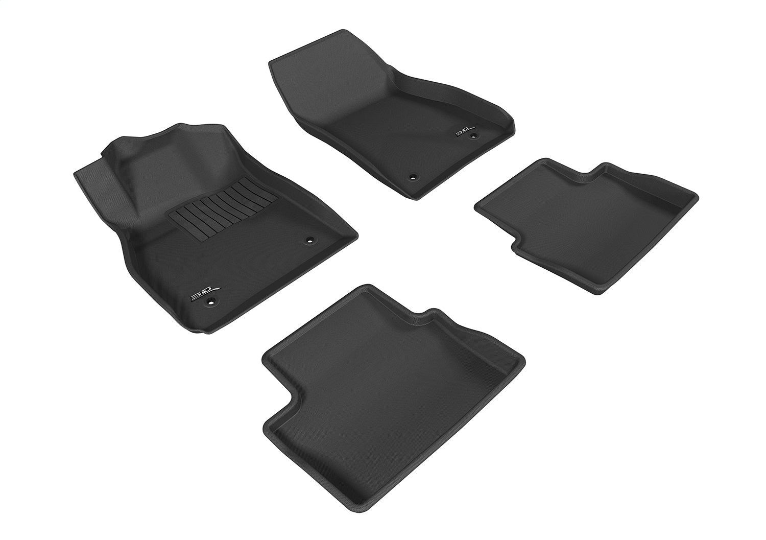 3D MAXpider L1CH06301501 KAGU Floor Mat; Gray; 4 pc.; Front and Rear; [Available While Supplies Last]; 3D MAXpider L1CH06301501