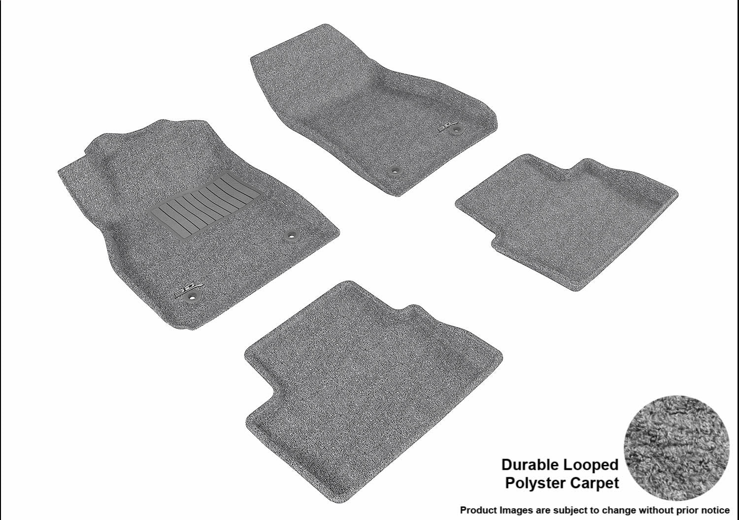 3D MAXpider L1CH06302201 CLASSIC Floor Mat; Gray; 4 pc.; Front and Rear; [Available While Supplies Last]; 3D MAXpider L1CH06302201
