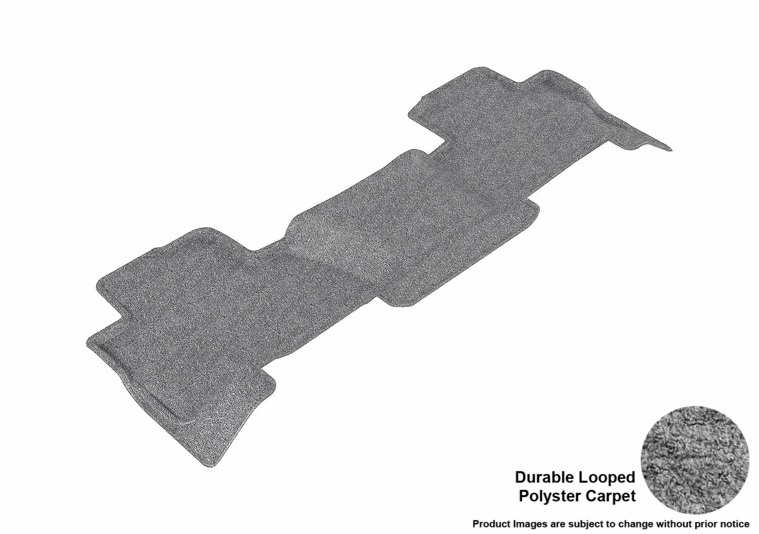 3D MAXpider L1CH06822201 CLASSIC Floor Mat; Gray; 1 pc.; 2nd Row; Rear; [Available While Supplies Last]; 3D MAXpider L1CH06822201