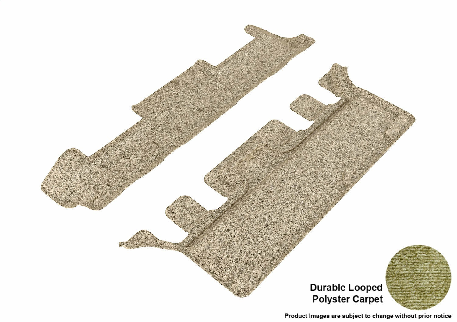 3D MAXpider L1CH06832202 CLASSIC Floor Mat; Tan; 2 pc.; 3rd Row; [Available While Supplies Last]; 3D MAXpider L1CH06832202
