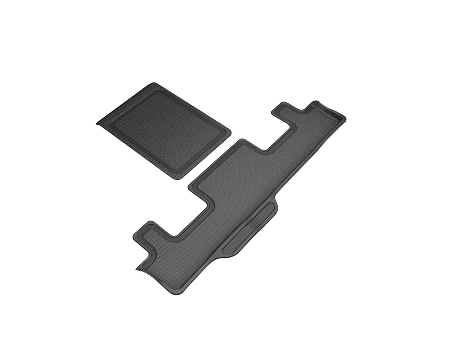 3D MAXpider L1CH09331509 KAGU Floor Mat; Black; 1 pc.; Third Row; 3D MAXpider L1CH09331509